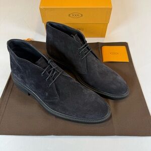Tod’s Black Suede Desert Boots Size 7.5UK/9.5US Brand New In Box MSRP $925